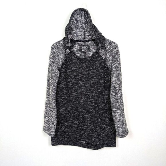 Marc New York Performance Black and White Hooded Pullover Sweatshirt Small - Picture 1 of 9